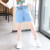 Quần short denim bé gái 2019 hè mới trẻ em lớn Phiên bản Hàn Quốc quần áo trẻ em phần mỏng quần nóng trẻ em quần lửng - Quần jean quần áo thể thao trẻ em Quần jean