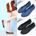 2018 mùa hè của phụ nữ dép đáy phẳng feet hollow múa vuông thời trang mẹ giày bãi biển giày lỗ dép y tá Sandal