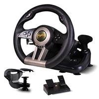 Âm thanh rung với tay lái máy tính mô phỏng máy tính trò chơi video đua xe thực sự chế độ xe Á-Âu 2 - Chỉ đạo trong trò chơi bánh xe vô lăng chơi game pc