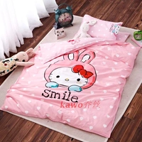 Bông mẫu giáo quilt ba mảnh thiết lập với lõi bé giường sáu bộ bông quilt bao gồm trẻ em mùa đông quilt 	drap giường cho bé trai