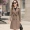 Áo len nữ phần dài 2018 mới của Hàn Quốc phiên bản của dày Slim là mỏng mùa xuân và mùa thu mô hình eo eo coat