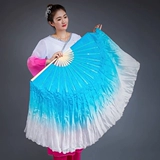 Танцующий длинный шелковый двусторонний скотч для танцевального шоу, градиент