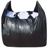 Очень большой черный пластиковый жилет, портативная большая сумка, система хранения, одежда, пакет для переезда, туалетный мешок, увеличенная толщина
