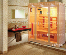 паровая сауна 美容院汗蒸房三人/电气石光波房/家用桑拿房/汗蒸箱/托玛琳汗蒸房