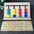 2345 tuổi bé suy nghĩ logic đào tạo trò chơi màu sắc nhận thức đồ chơi trẻ em giáo dục sớm câu đố đồ chơi bằng gỗ - Đồ chơi giáo dục sớm / robot Đồ chơi giáo dục sớm / robot