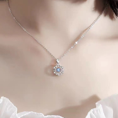 925银项链纯银项链女ins不掉色锁骨链轻奢小众送女友闺蜜生日礼物