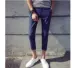 Mùa hè của nam giới vớ tám quần Slim Hàn Quốc phiên bản của bàn chân đàn hồi chín quần giản dị England 8 điểm triều quần của nam giới quần đùi nam Quần mỏng