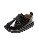 Детская обувь для раннего возраста в английском стиле для кожаной обуви для мальчиков для отдыха, осенняя, мягкая подошва, в британском стиле