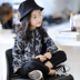 Petty girl, girl, big boy, Parent-child, xuân 2019, áo khoác chống nắng màu xám da báo mới - Áo khoác áo khoác đẹp cho bé Áo khoác