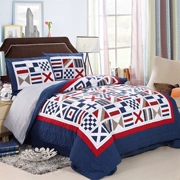 Bông được xuất khẩu bằng chăn bông của Mỹ với bốn bộ chăn bông được giặt bằng vải bông - Trải giường