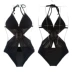 New Korea đích thực hoa móc đen gợi cảm phù hợp với cặp đôi kỳ nghỉ áo tắm một mảnh bikini nữ giảm béo - Vài đồ bơi Vài đồ bơi