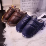 Тапочки для влюбленных, зимняя нескользящая удерживающая тепло полиуретановая обувь на платформе в помещении