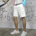 Mùa xuân và mùa hè đặc biệt quần da nam phần mỏng pu leather shorts Hàn Quốc phiên bản của triều đàn hồi eo năm điểm quần da lỏng hip hop avant-garde Quần da