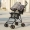 Xe đẩy em bé có thể ngồi ngả cho trẻ em gấp đơn giản siêu nhẹ cầm tay cho bé 1-3 tuổi Xe đẩy bốn bánh nhỏ - Xe đẩy / Đi bộ