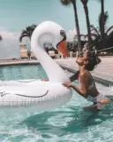 Брендовый лебедь, плавательный круг подходит для фотосессий, популярно в интернете