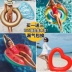 Siêu lớn dứa cầu vồng inflatable vòng bơi dưa hấu tình yêu kim cương mermaid phao cứu sinh bong bóng du lịch đạo cụ chụp ảnh phao tắm cho trẻ sơ sinh Cao su nổi