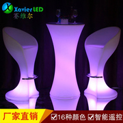 Led đồ nội thất dạ quang cao tròn bàn thanh bàn ghế kết hợp sáng tạo trà ktv vài thanh ánh sáng tình dục bàn thanh - Giải trí / Bar / KTV
