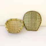 Бамбуковые корзины для хранения корзин с бамбуком из риса Luo, бамбуковая корзина ручной работы на ферме бамбук сито круглое пышное печать бамбука Бесплатная доставка