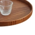 风物 记 丨 Nhật Bản-phong cách táo tàu khay trà bằng gỗ đĩa trái cây khay vòng tấm gỗ