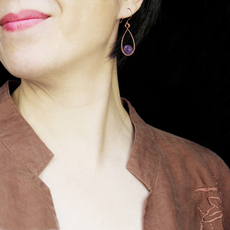 Серьги 绱犲厓 鍘熷垱澶嶅彜绱按鏅惰€崇幆濂虫缇庢皯鏃忛閫犲瀷琛ㄦ紨涓€х壒鍒€冲潬楗板搧 Su Yuan original