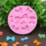 Фондан с бантиком, акриловая силиконовая форма для мороженого, DIY