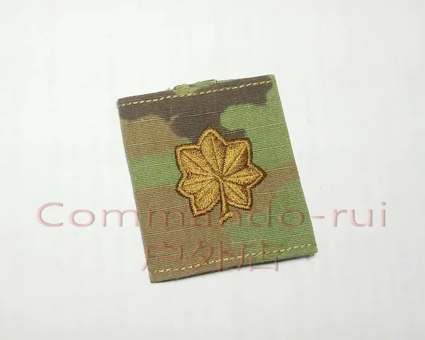 [Американская Армия/USARMY Multicam/OCP комплект знаков воинской должности/бирка нагрудный знак майор полковник генерал-майор]