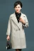 Thời trang 2019 mới buông tha cho mùa thu đông nữ phong cách nước ngoài dài thời trang Hàn Quốc áo len mẹ trung niên - Áo khoác dài Áo khoác dài