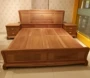 Nội thất gỗ gụ gỗ đen Indonesia Indonesia Miến Điện mới Trung Quốc gỗ rắn 1,8m giường rộng Dalbergia giường - Bộ đồ nội thất giường gấp