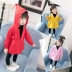 Áo khoác bé gái mùa xuân và mùa thu nữ 1-3 tuổi thủy triều 0 công chúa 2 khí ngoại 4 bé gái mùa thu 2018 mới áo gió Hàn Quốc - Áo khoác
