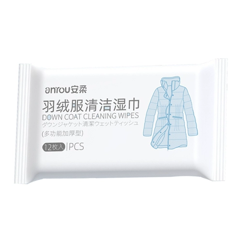 Протирать вниз куртку чистое влажное полотенце, выньте грязь, очистите мокрое бумажное полотенце Портативное утих