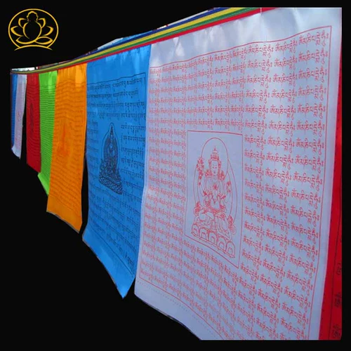 Тибетская красочная молитва мандарин Гуаньин Мантра шесть персонажей Страмит шесть персонажей шесть персонажей шестой символ Священные Священные Священные Знамени Баннер Дракон