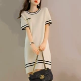 Брендовое шелковое платье, в стиле Шанель