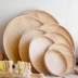 Tấm gỗ tấm sushi Nhật Bản tấm khay hình chữ nhật món ăn gia đình nhà hàng khách sạn khay trà gỗ rắn khay cốc