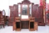 Nội thất gỗ gụ cổ điển trang trí nhà cổ Lào gỗ hồng sắc thay đồ phòng ngủ gỗ rắn bàn trang điểm bộ 2 - Bộ đồ nội thất