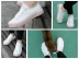 18320 giày vải retro Giày nam phiên bản tiếng Pháp của giày nhỏ màu trắng Giày nữ giày thể thao blog lớn nhảy vọt - Plimsolls