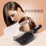 Высокий топ черепа артер, пушистая массажная расческа, анти -хар