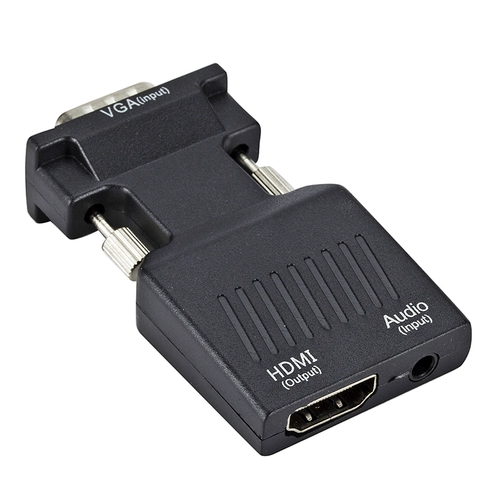 VGA TO HDMI WIRE с аудио компьютерным ноутбуком подключения телевизионного проектора Video Converter HD 1080p