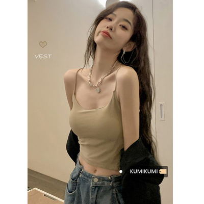 taobao agent Top with cups, spring summer tank top