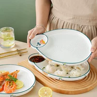 Японская фруктовая обеденная тарелка домашнего использования, ручная роспись, популярно в интернете