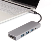 Type-C docking bộ chuyển đổi USB3.0 hub 3 sét HDMI chuyển đổi của Apple MacBook - USB Aaccessories