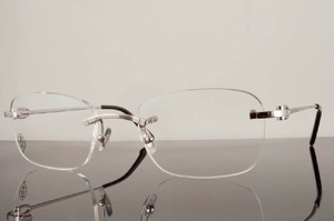 Spot Authentic Cartier/Cartier CT0050O Мужчины и женские безрамные миопийские рамки