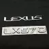 decal xe oto Thích hợp cho logo xe Lexus LX570 Nhãn dán ô tô Lexus Nhãn LX470 Nhãn trước và Phía sau Logo dán nắp capo xe ô tô biểu tượng ô tô 