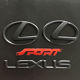 Áp dụng cho Lexus Lingzhi mới ISESGSRCNX Nhãn xe màu đen sửa đổi nhãn phía sau và logo thân sau tem dán xe ô tô màu đỏ logo các hãng xe oto