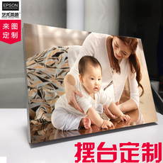Художественное фото 照片定制无框摆台桌摆相片冲洗印装饰画挂墙婚纱放大订做艺术微喷