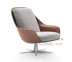 Thiết kế nội thất Bắc Âu siva ghế mô hình phòng khách sạn phòng khách giải trí ghế da cứng thời trang tiếp tân ghế - Đồ nội thất thiết kế