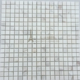 Джазовая белая мозаичная каменная мраморная плитка