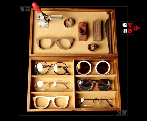 Высококлассные очки, стенд, ретро коробка для хранения