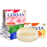 Индонезийское оригинальное импортное мыло LERVIA Milk Beauty, натуральное растительное мыло, 7 штук, без флуоресцентного агента