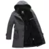 Áo khoác mùa đông nam áo khoác mùa đông dày áo gió nam len mùa đông mùa đông Hàn Quốc phiên bản của mỏng áo dài Áo len