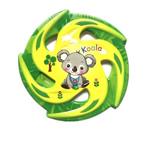 Мультяшное безопасное крутящиеся фрисби для детского сада для школьников, дорожная игрушка для взрослых, семейный стиль